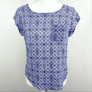 WILLI smith geometrical print blouse size small